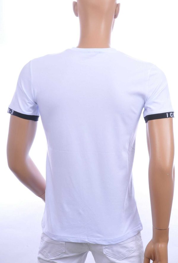 Ci-Borg trendy ICON-2 ronde hals heren T-shirt Wit