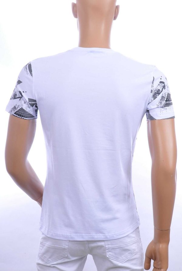 Ci-Borg trendy ICON-2 ronde hals heren T-shirt Wit