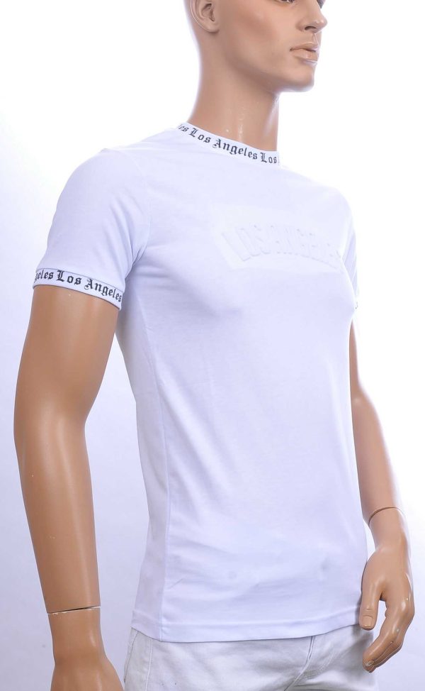 FCT COMPANY trendy LOS ANGELES ronde hals heren T-Shirt Wit
