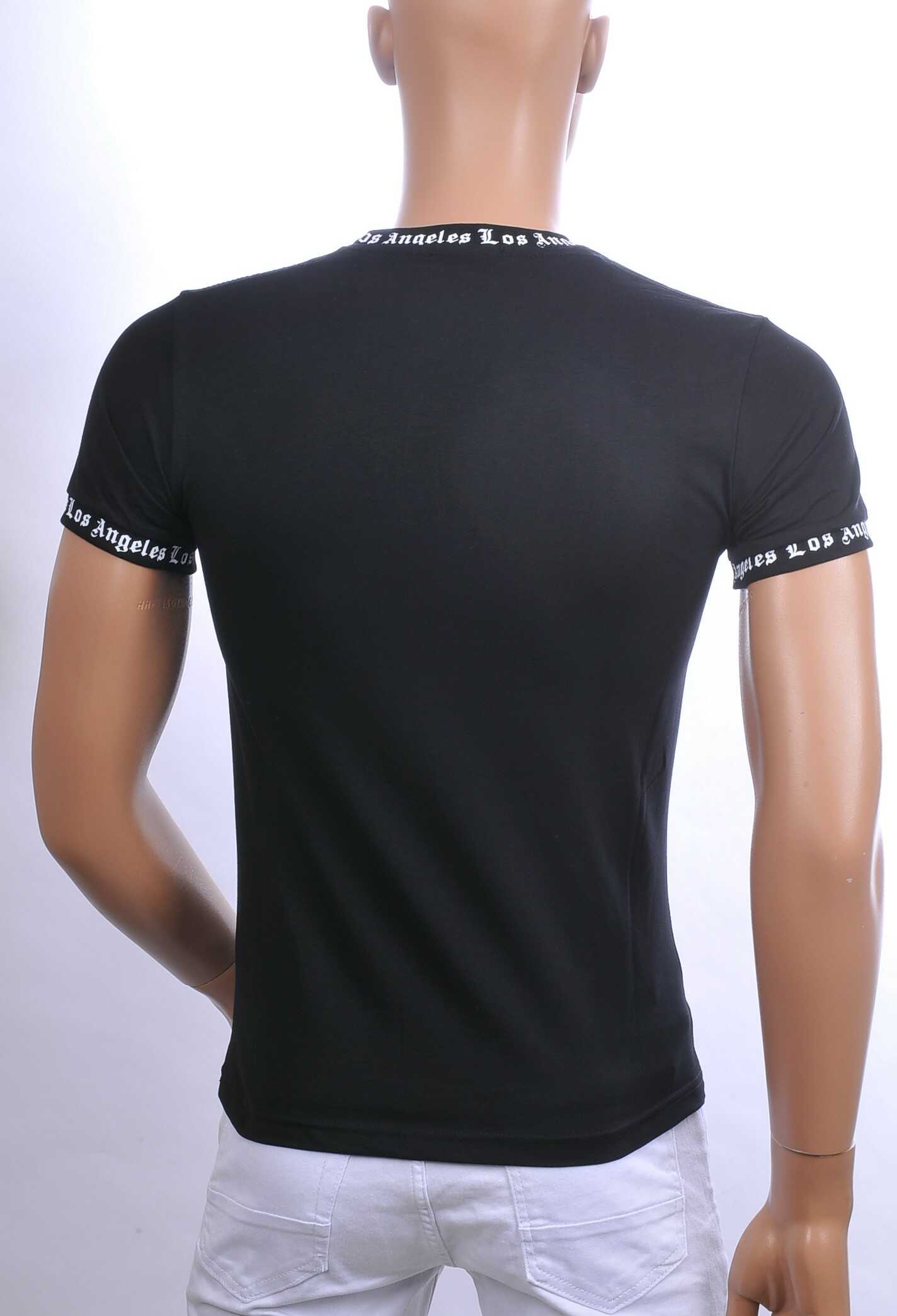 FCT COMPANY trendy LOS ANGELES ronde hals heren T-Shirt Zwart