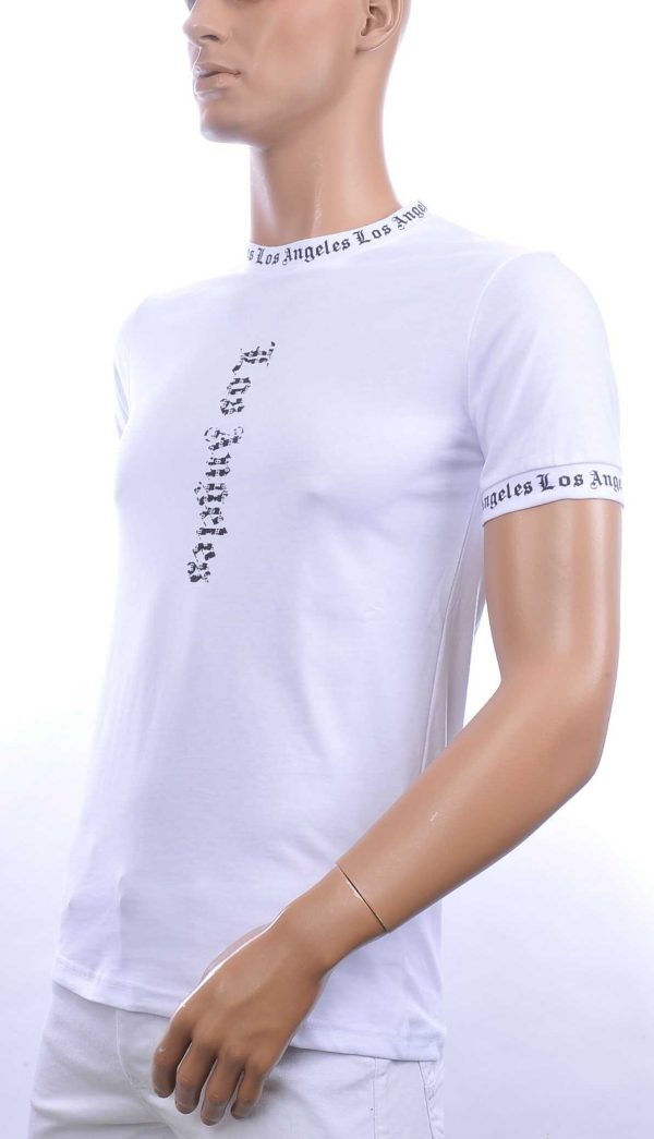 FCT COMPANY trendy LOS ANGELES ronde hals heren T-Shirt Wit