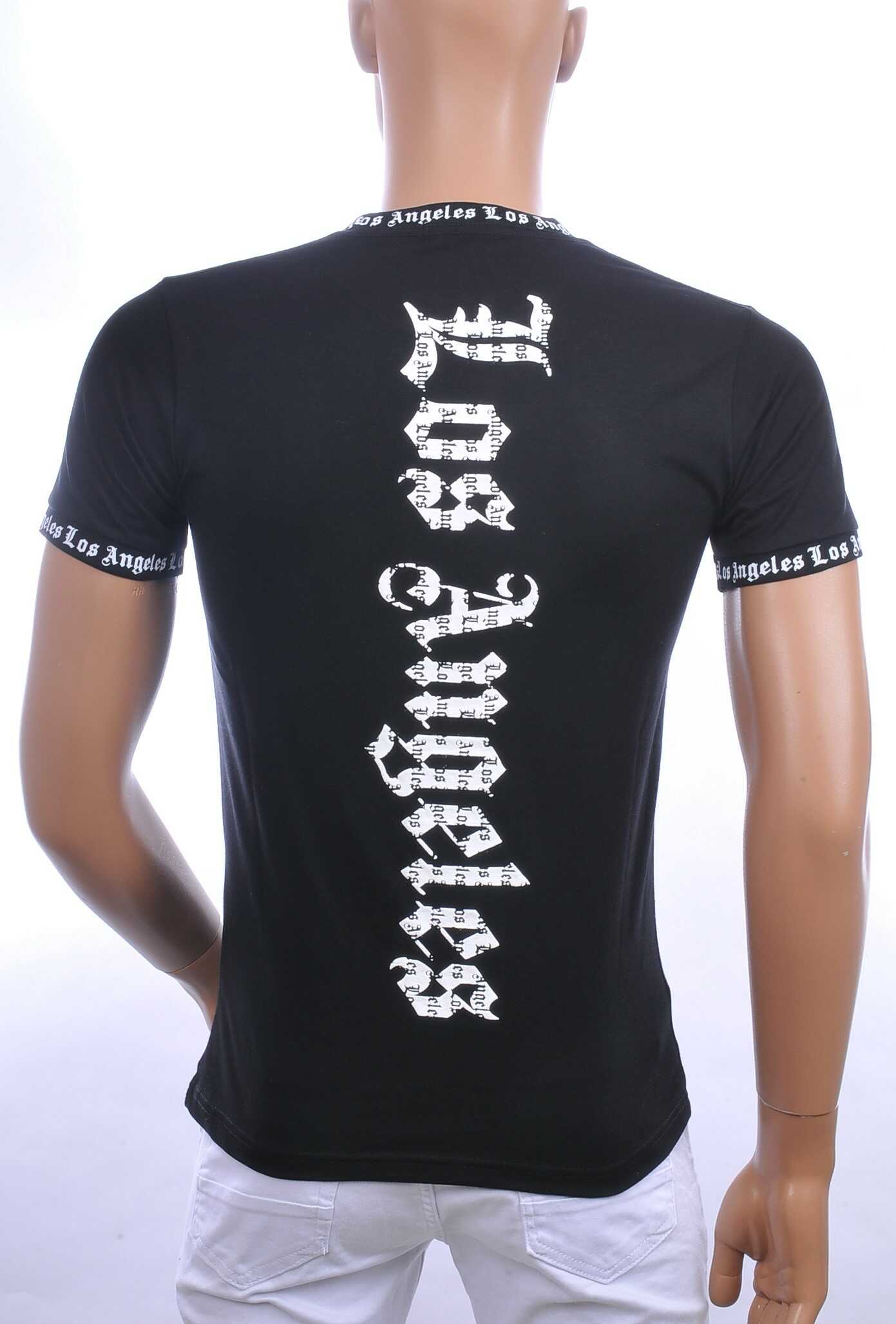 FCT COMPANY trendy LOS ANGELES ronde hals heren T-Shirt Zwart