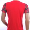 Les Designers ronde hals T-shirt met leeuwenbeelden print met steentjes Rood
