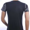 Les Designers ronde hals T-shirt met leeuwenkop print met steentjes Navy