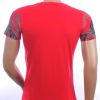 Les Designers ronde hals T-shirt met leeuwenkop print met steentjes Rood