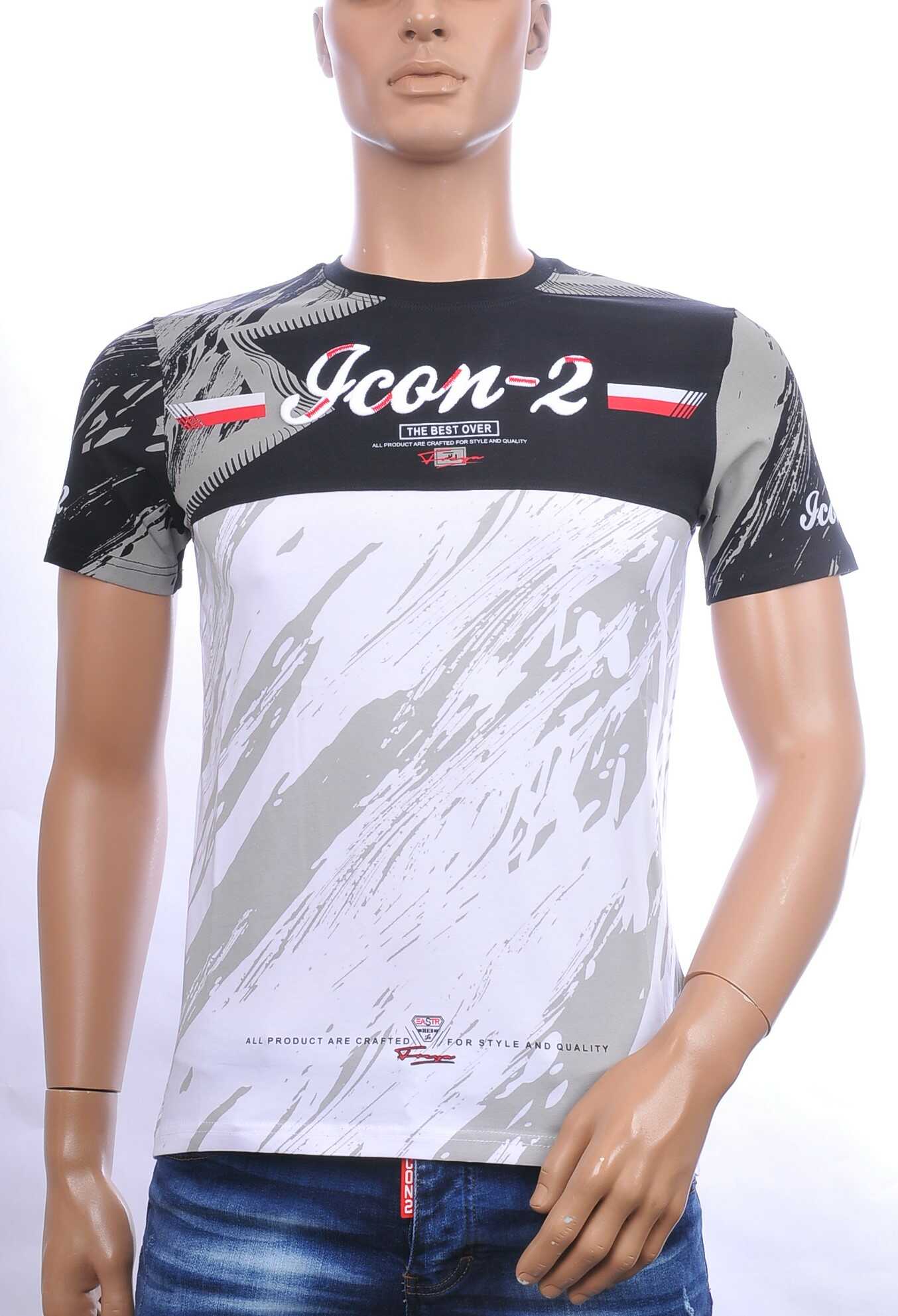 Ci-Borg ICON-2 ronde hals slim fit stretch heren T-shirt Wit