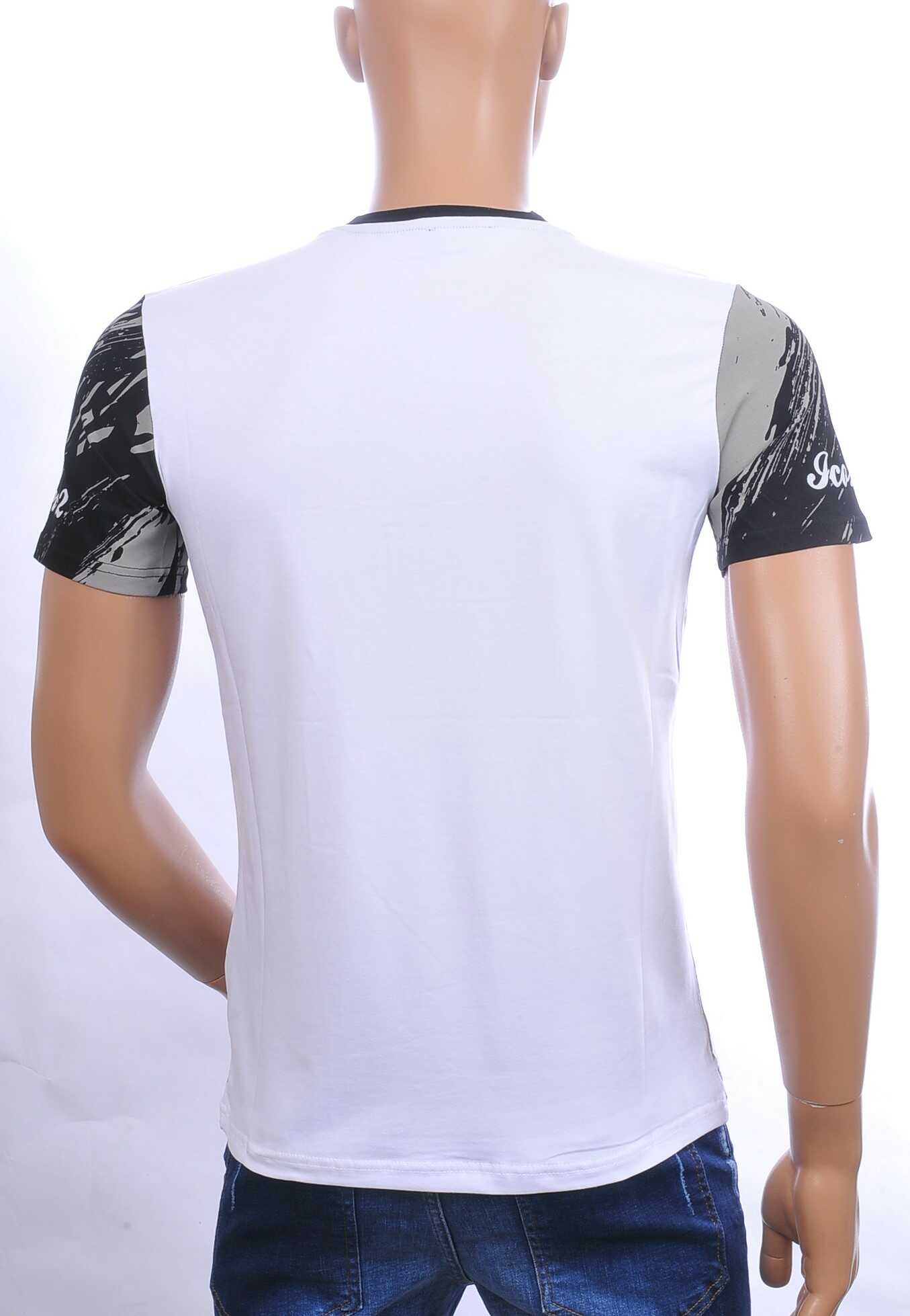 Ci-Borg ICON-2 ronde hals slim fit stretch heren T-shirt Wit