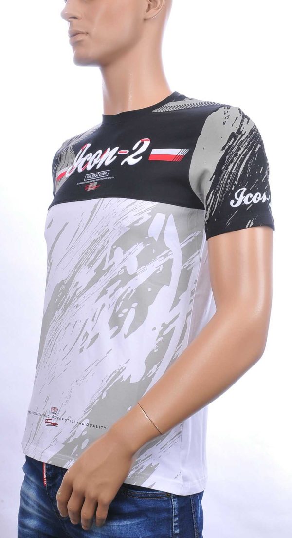 Ci-Borg ICON-2 ronde hals slim fit stretch heren T-shirt Wit