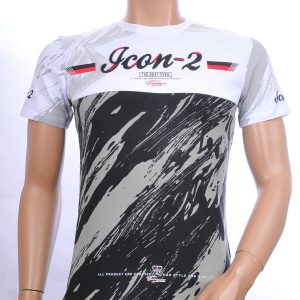 Ci-Borg ICON-2 ronde hals slim fit stretch heren T-shirt Zwart
