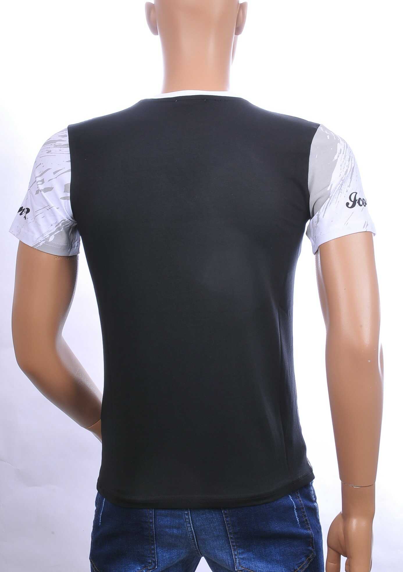 Ci-Borg ICON-2 ronde hals slim fit stretch heren T-shirt Zwart