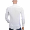 VALENCI slim fit stretch heren overhemd wit met lange mouwen
