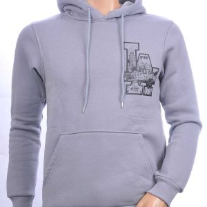 BLACKROCK trendy LA heren sweatshirt met capuchon Grijs