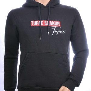 BLACKROCK trendy TUPAC heren sweatshirt met capuchon Zwart