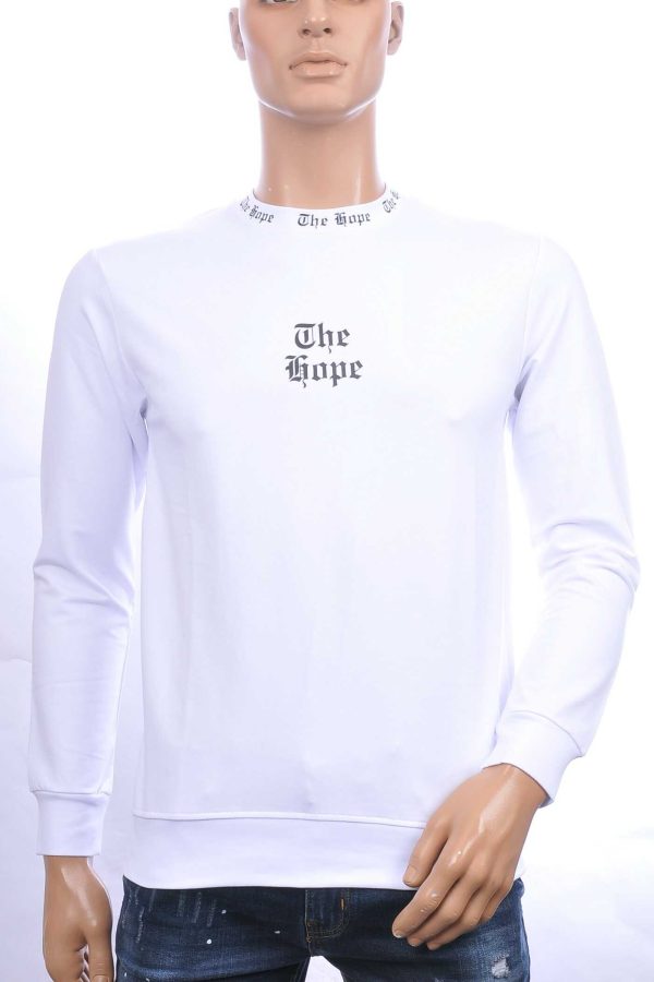 BRAAZI trendy The hope ronde hals sweatshirt Wit