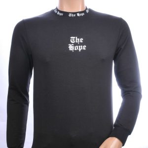 BRAAZI trendy The hope ronde hals sweatshirt Zwart