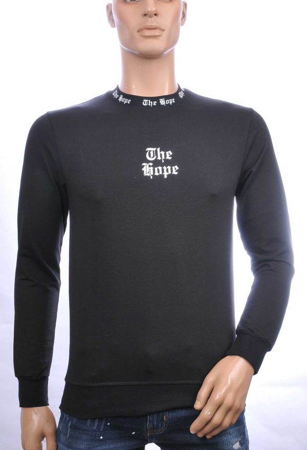 BRAAZI trendy The hope ronde hals sweatshirt Zwart