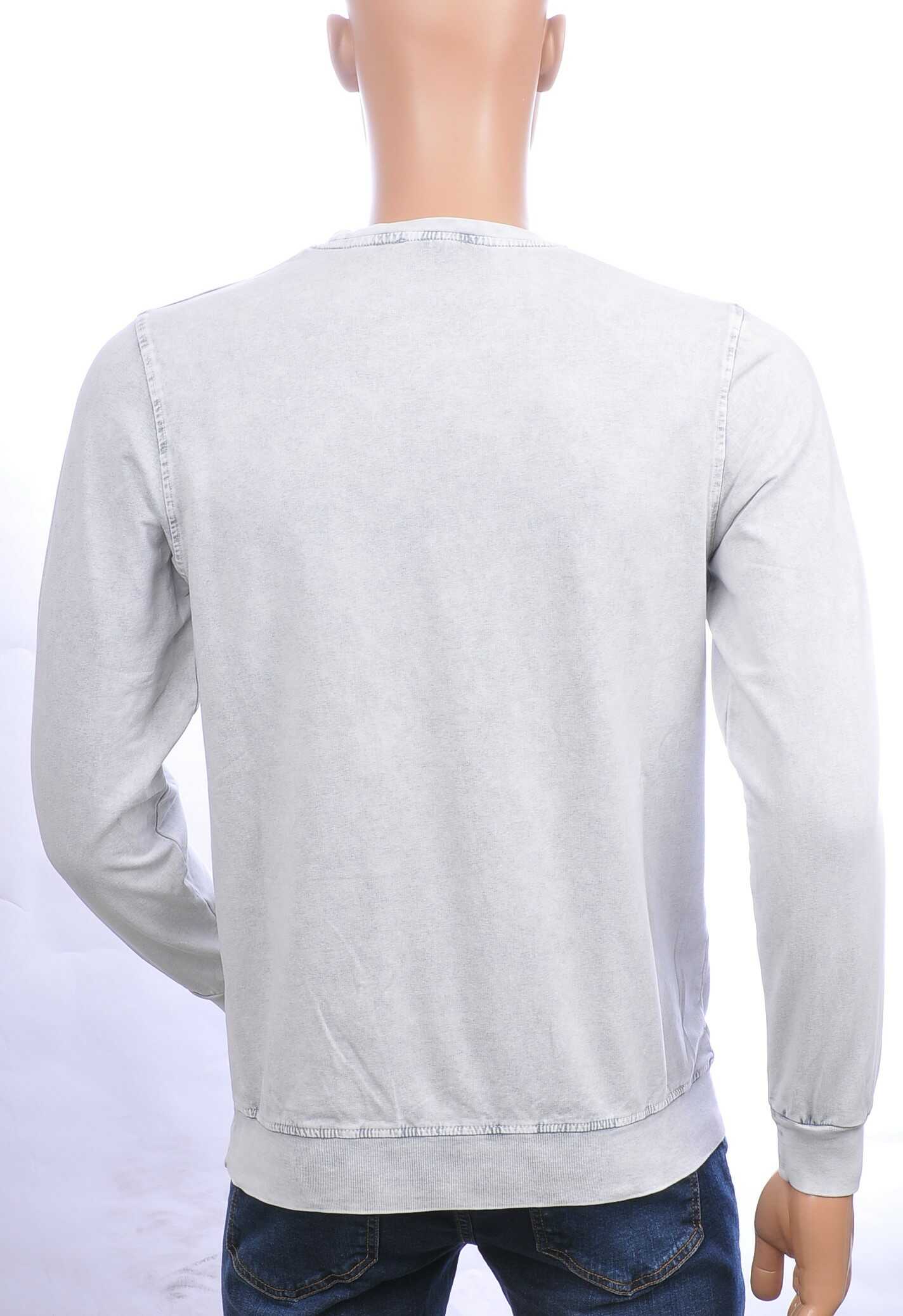 CLUB JU vintage ronde hals heren sweatshirt met HAPPY tekst Grijs