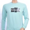 CLUB JU vintage ronde hals heren sweatshirt met TALENTED tekst Mint