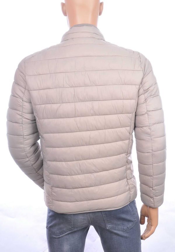 MEN'S WEAR trendy slim fit korte heren jas Beige