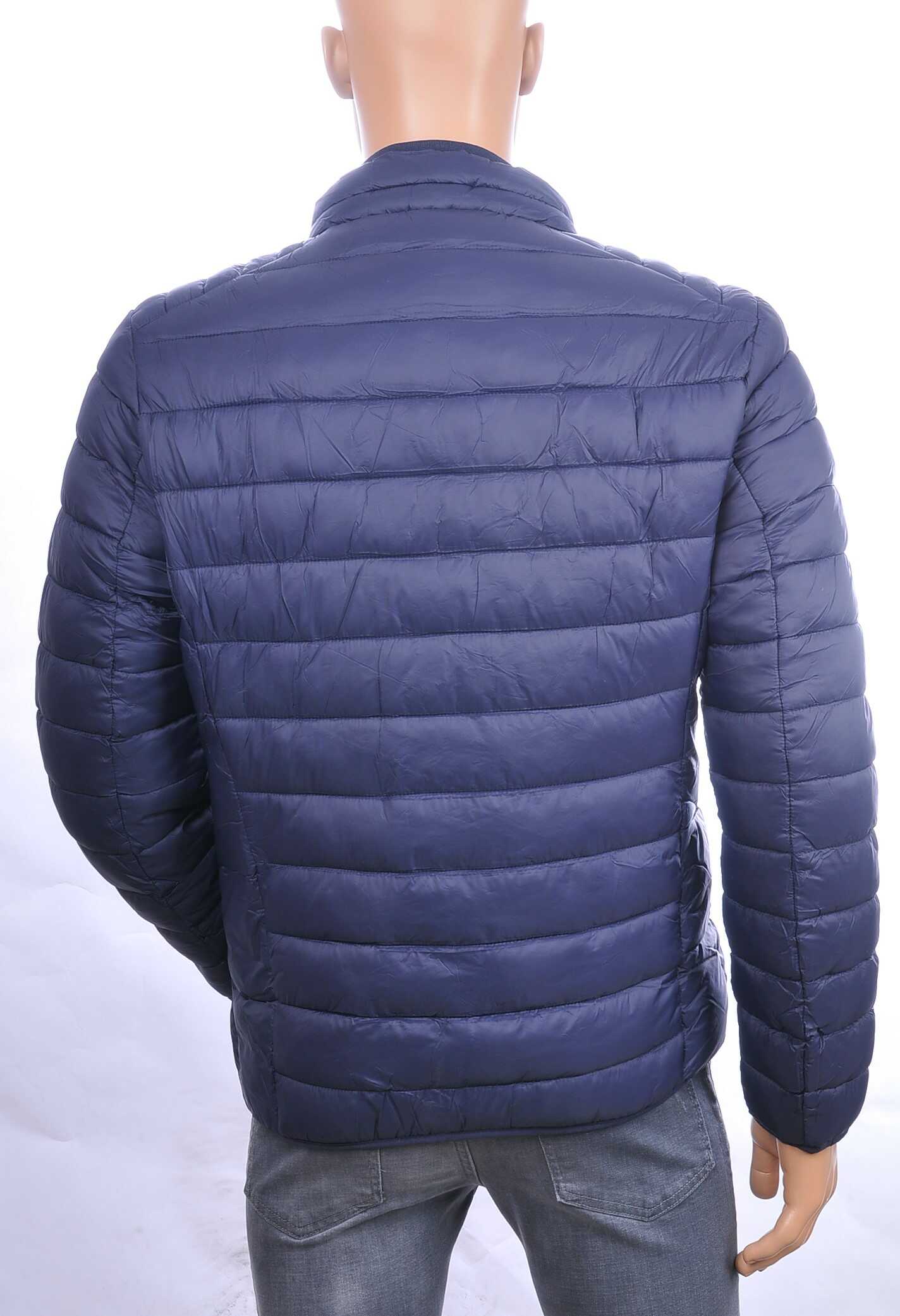 MEN'S WEAR Trendy Slim Fit Korte Herenjas - Navy