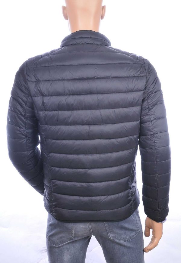 MEN'S WEAR trendy slim fit korte heren jas Zwart