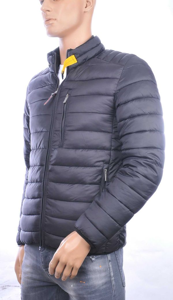MEN'S WEAR trendy slim fit korte heren jas Zwart
