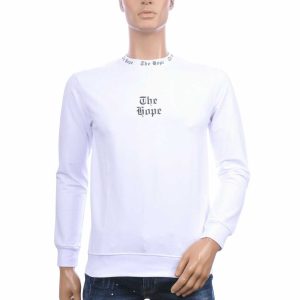 BRAAZI The Hope ronde hals heren sweatshirt met lange mouwen in zwart – trendy streetwear sweater