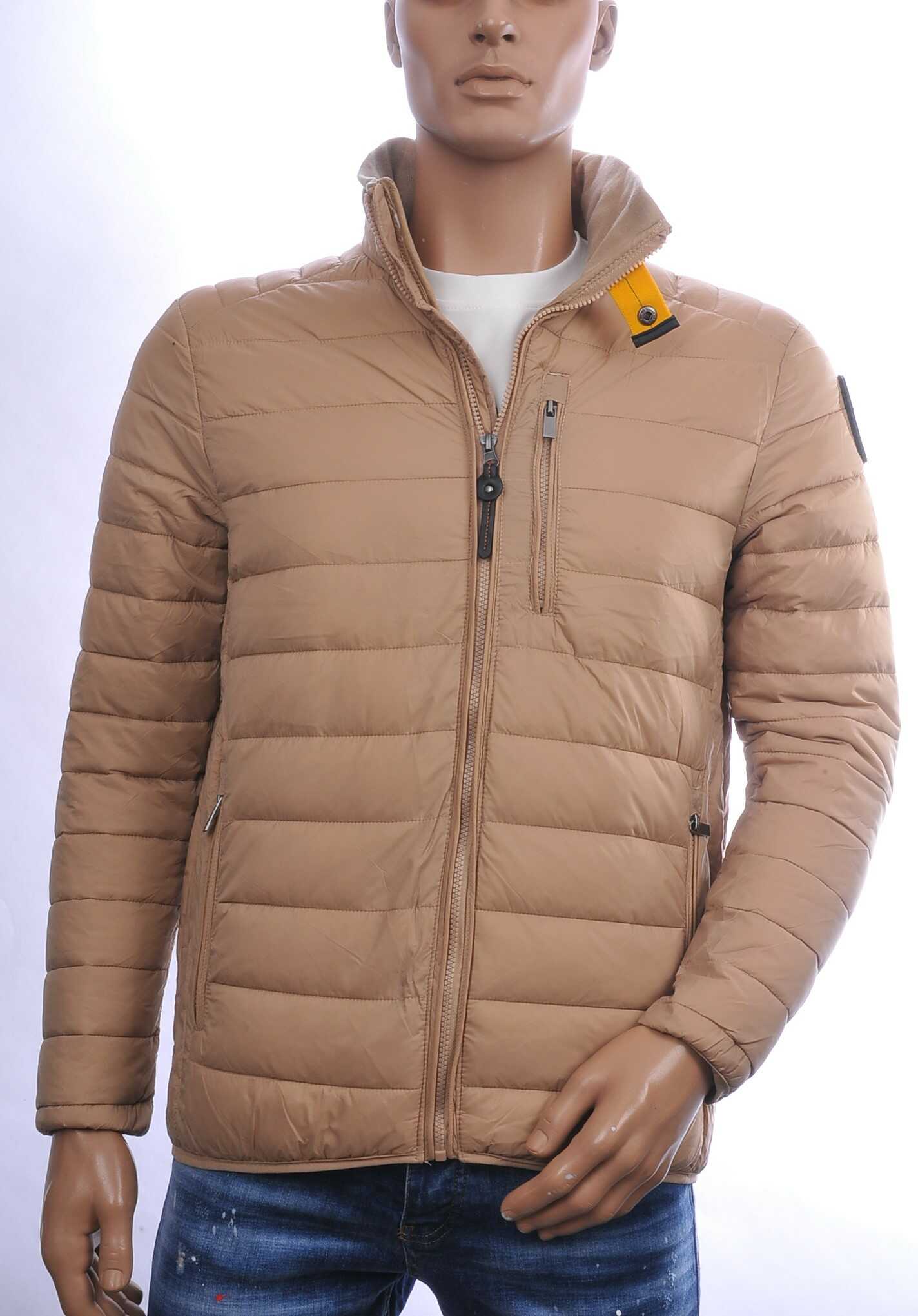 JUST KEY Trendy Slim Fit Korte Tussen Herenjas - Beige