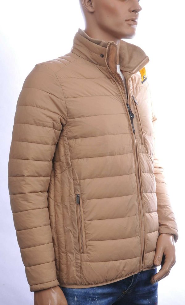 JUST KEY Trendy Slim Fit Korte Tussen Herenjas - Beige