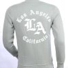 BRAAZI Trendy Los Angeles Ronde Hals Sweatshirt - Groen