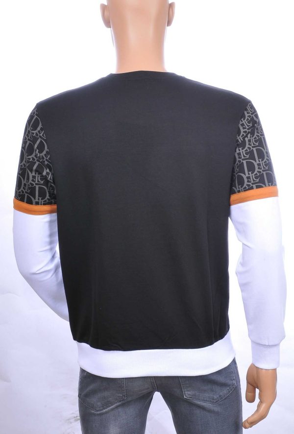 Ci-Borg trendy EVOLUTION ronde hals heren sweatshirt Zwart