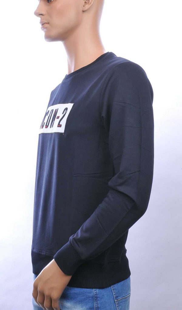 Ci-Borg trendy ICON-2 ronde hals heren sweatshirt Navy