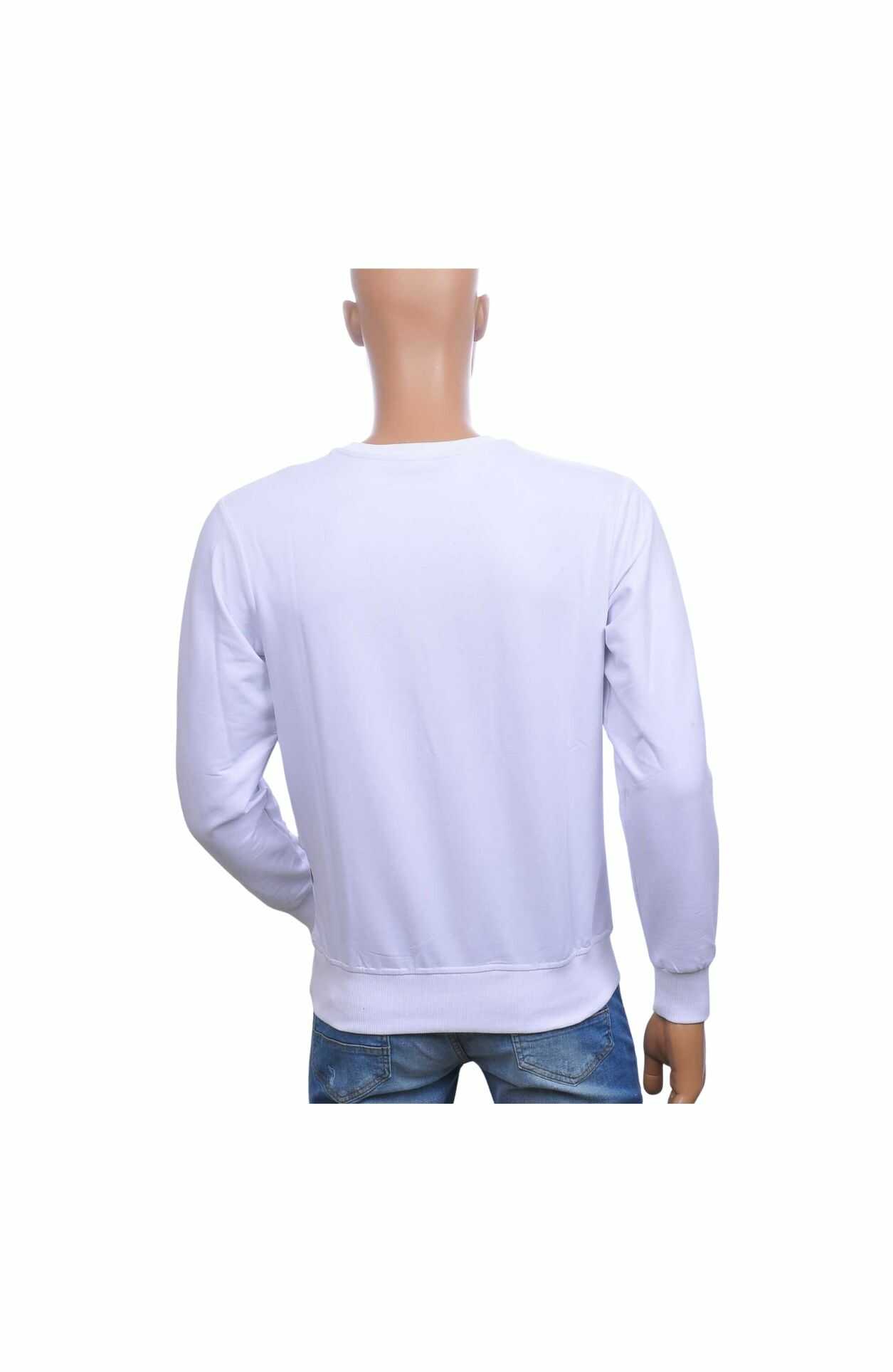 Ci-Borg ICON-2 Ronde Hals Heren Sweatshirt – Wit