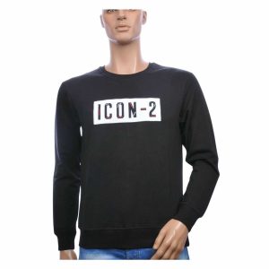 Ci-Borg ICON-2 Ronde Hals Heren Sweatshirt – Zwart