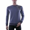 CI-BORG Luxe Ronde Hals Heren Sweatshirt met Geborduurde Tijger – Antraciet