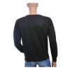 CI-BORG Luxe Ronde Hals Heren Sweatshirt met Geborduurde Tijger – Zwart-Wit