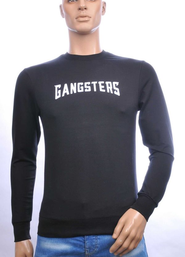 FCT COMPANY trendy ronde hals heren GANGSTERS sweatshirt Zwart