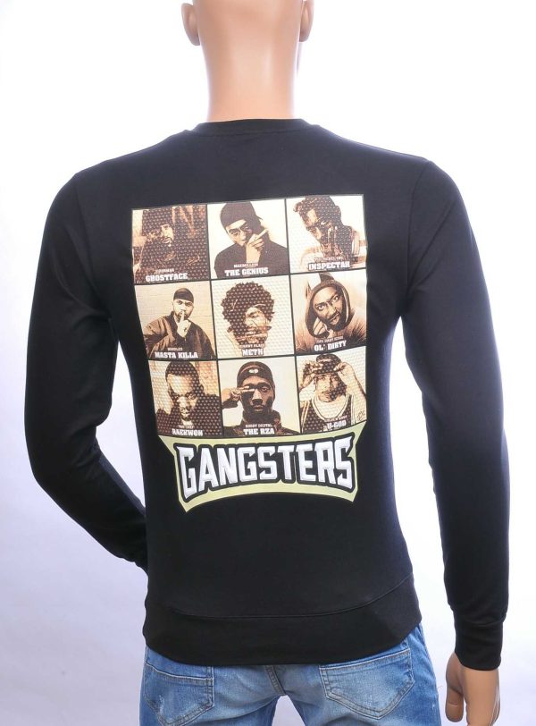 FCT COMPANY trendy ronde hals heren GANGSTERS sweatshirt Wit