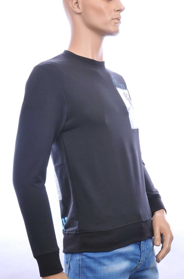 FCT COMPANY trendy ronde hals heren TUPAC sweatshirt Zwart