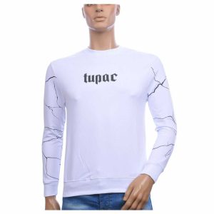 fct company tupac heren sweatshirt wit streetwear