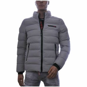 ICON2 Trendy Korte Heren Winterjas – Beige