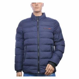 ICON2 Trendy Korte Heren Winterjas – Navy
