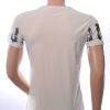 NEW DREAM trendy ANJI American print ronde hals T-shirt Beige