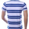 NEW DREAM trendy STRIPE TEE print ronde hals T-shirt Blauw