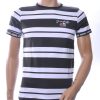 NEW DREAM trendy STRIPE TEE print ronde hals T-shirt Zwart