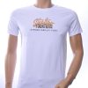 NEW DREAM trendy Stay tune print ronde hals T-shirt Wit