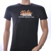 NEW DREAM trendy Stay tune print ronde hals T-shirt Zwart