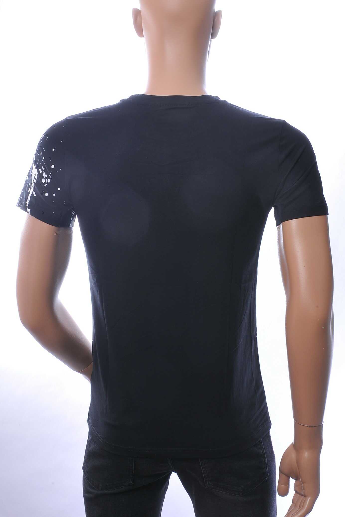 NEW DREAM trendy Tijger print ronde hals T-shirt met steentjes Zwart