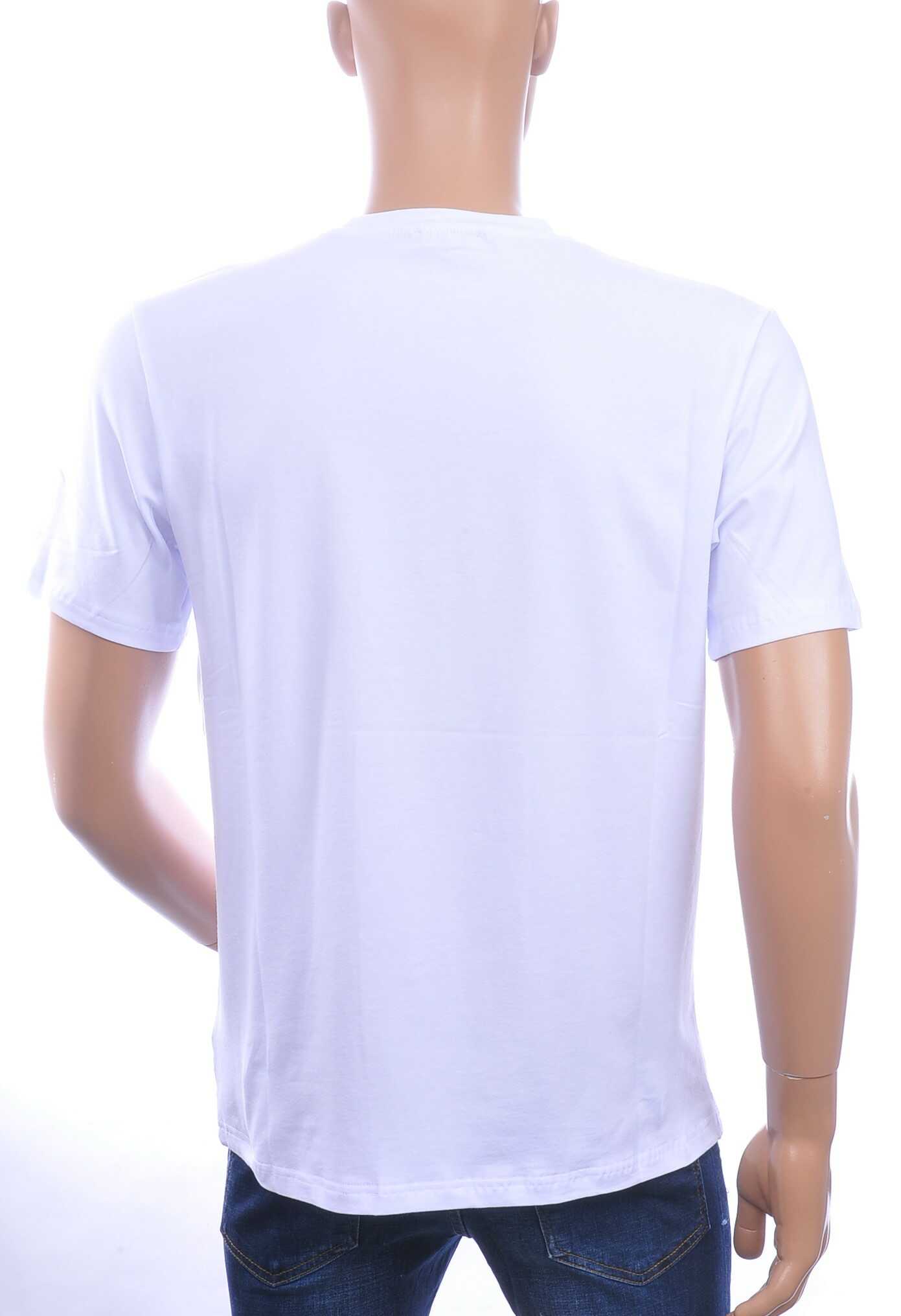 CLUB JU Trendy Ronde Hals Heren T-Shirt met Tupac Print – Wit