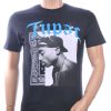 CLUB JU Trendy Ronde Hals Heren T-Shirt met Tupac Print – Zwart